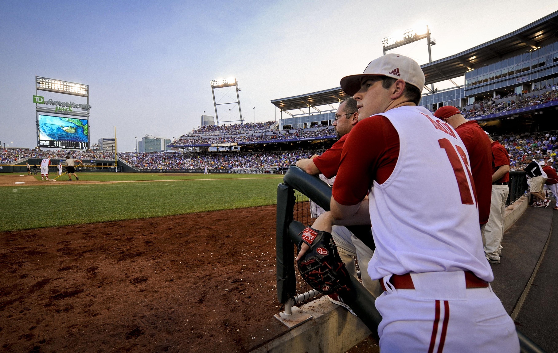 A picture of Trea Turner and Carlos Rodon as teammates at NC State