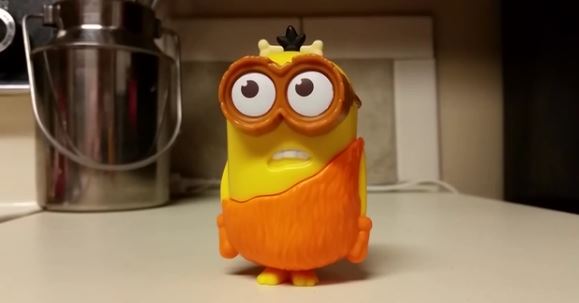 cursing minion toy