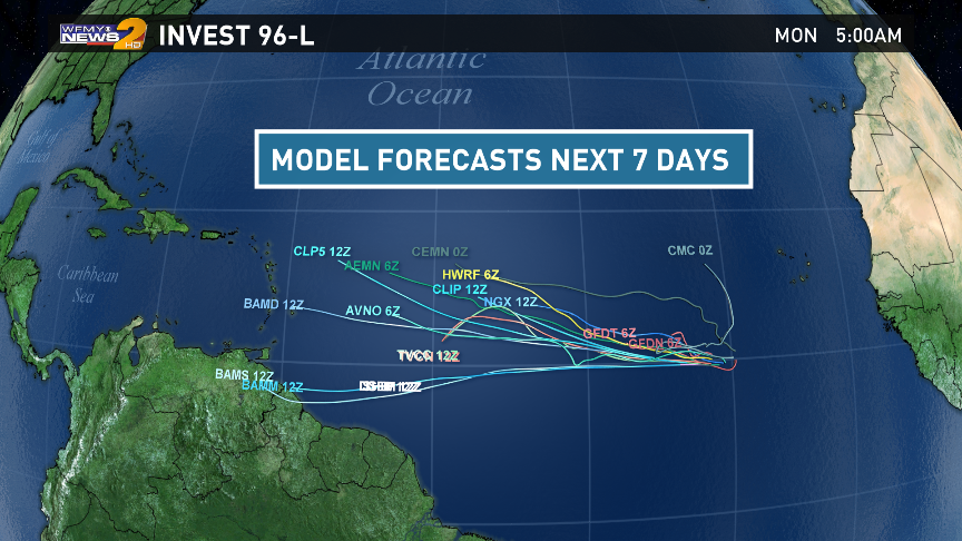 Atlantic System Could Become Tropical Storm This Week | wfmynews2.com