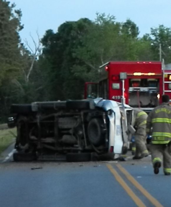 2 Men Pinned in Moore County SUV Crash