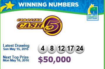 winning cash 5 numbers for tonight