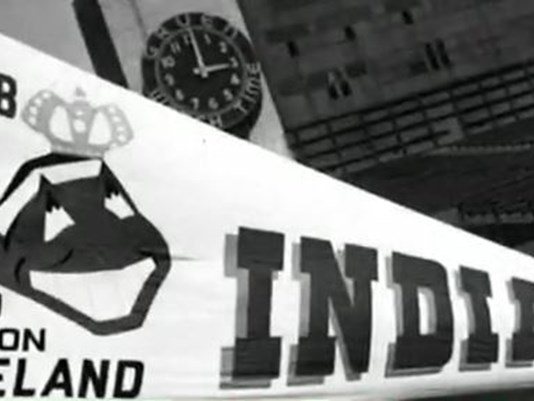 1948 CLEVELAND INDIANS WORLD SERIES PENNANT