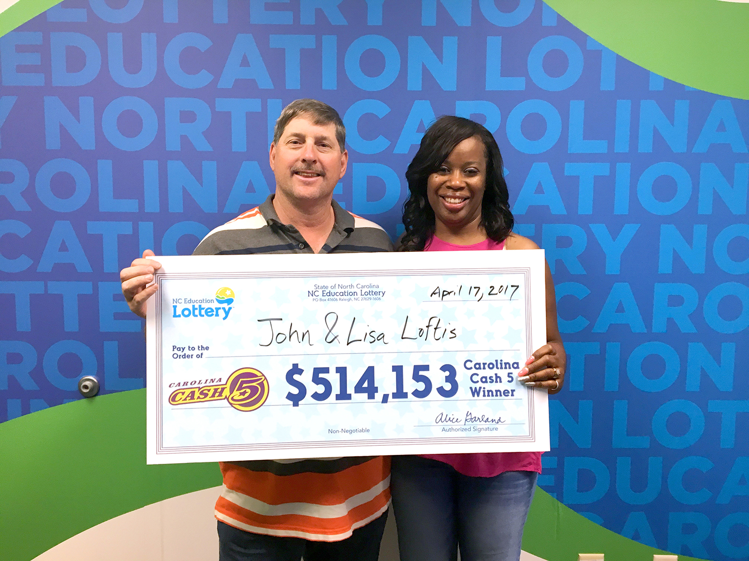 Guilford Co. Couple Wins 514,153 In Education Lottery