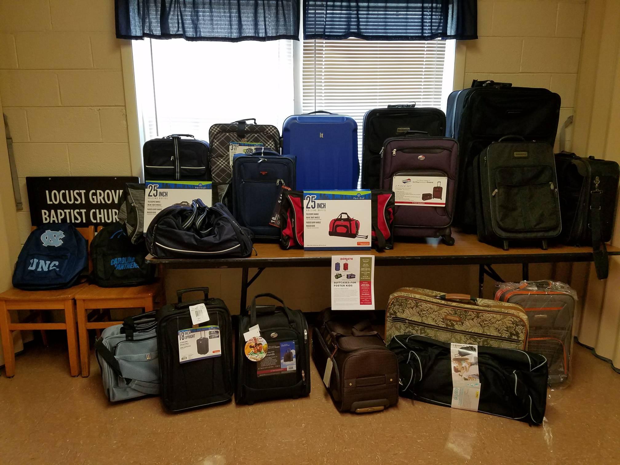 Donate Suitcases And Duffel Bags For Triad Foster Children