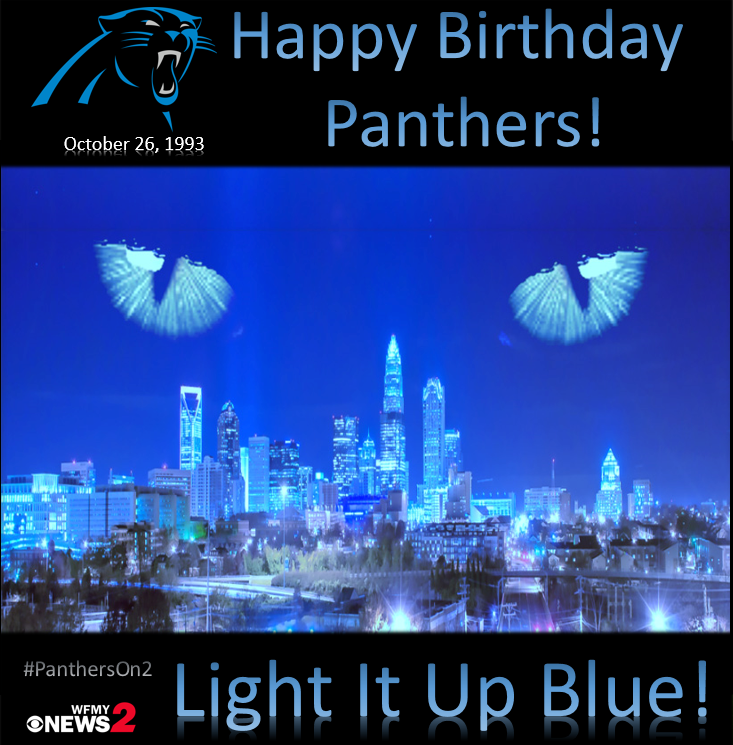 WBTV News - On October 26, 1993, the Carolina Panthers were born. Happy  Birthday to our favorite football team!