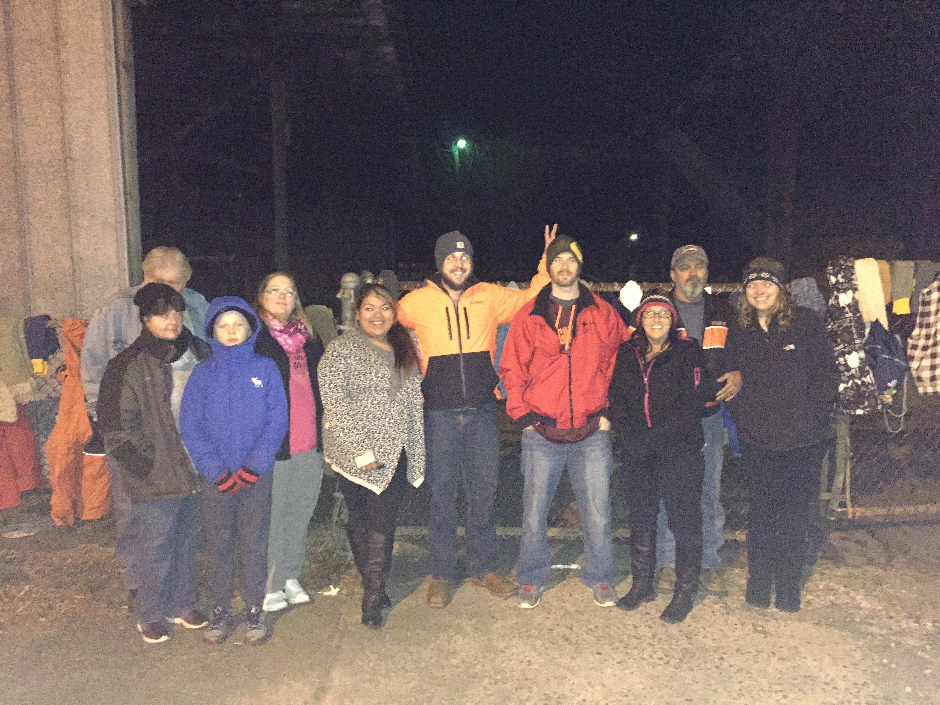 Memorial Drive Rockingham Homeless Group leaves over 1,800 coats around Rockingham Co. for homeless | wcnc.com